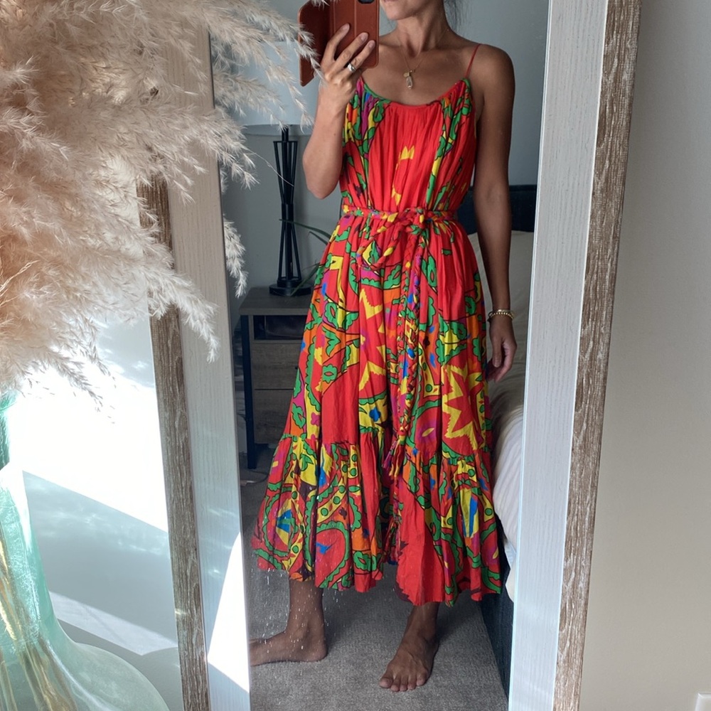 NWT RHODE tropical cotton dress